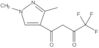 1-(1,3-Dimethyl-1H-pyrazol-4-yl)-4,4,4-trifluoro-1,3-butanedione