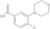 4-Chloro-3-(4-morpholinyl)benzoic acid