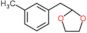 2-[(3-Methylphenyl)methyl]-1,3-dioxolane