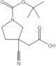 3-Cyano-1-[(1,1-dimethylethoxy)carbonyl]-3-pyrrolidineacetic acid