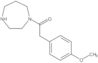 1-(Hexahydro-1H-1,4-diazepin-1-yl)-2-(4-methoxyphenyl)ethanone