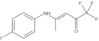 1,1,1-Trifluoro-4-[(4-fluorophenyl)amino]-3-penten-2-one