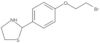 2-[4-(2-Bromoethoxy)phenyl]thiazolidine