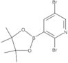 2,5-Dibromo-3-(4,4,5,5-tetramethyl-1,3,2-dioxaborolan-2-yl)pyridine