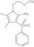 1-(2-Methoxyethyl)-4,5-dimethyl-3-(phenylsulfonyl)-1H-pyrrol-2-amine