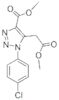 METHYL 1-(4-CHLOROPHENYL)-5-(2-METHOXY-2-OXOETHYL)-1H-1,2,3-TRIAZOLE-4-CARBOXYLATE