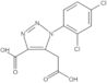 4-Carboxy-1-(2,4-dichlorophenyl)-1H-1,2,3-triazole-5-acetic acid