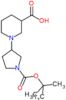1-(1-tert-butoxycarbonylpyrrolidin-3-yl)piperidine-3-carboxylic acid