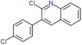 2-chloro-3-(4-chlorophenyl)quinoline