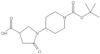1-(1,1-Dimethylethyl) 4-(4-carboxy-2-oxo-1-pyrrolidinyl)-1-piperidinecarboxylate