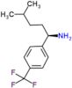 (1R)-4-methyl-1-[4-(trifluoromethyl)phenyl]pentan-1-amine