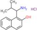 1-(1-amino-2-methylpropyl)naphthalen-2-ol hydrochloride