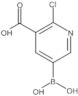 5-Borono-2-chloro-3-pyridinecarboxylic acid