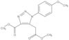 Methyl 4-(methoxycarbonyl)-1-(4-methoxyphenyl)-1H-1,2,3-triazole-5-acetate