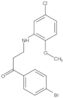 1-(4-Bromophenyl)-3-[(5-chloro-2-methoxyphenyl)amino]-1-propanone