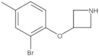 3-(2-Bromo-4-methylphenoxy)azetidine