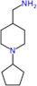 1-(1-cyclopentylpiperidin-4-yl)methanamine