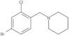 1-[(4-Bromo-2-chlorophenyl)methyl]piperidine