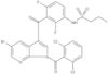 N-[3-[[5-Bromo-1-(2,6-dichlorobenzoyl)-1H-pyrrolo[2,3-b]pyridin-3-yl]carbonyl]-2,4-difluorophenyl]…