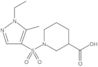 1-[(1-Ethyl-5-methyl-1H-pyrazol-4-yl)sulfonyl]-3-piperidinecarboxylic acid
