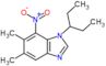 5,6-dimethyl-7-nitro-1-(pentan-3-yl)-1H-benzimidazole