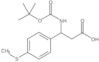 β-[[(1,1-Dimethylethoxy)carbonyl]amino]-4-(methylthio)benzenepropanoic acid