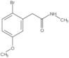 2-Bromo-5-methoxy-N-methylbenzeneacetamide