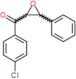 (4-chlorophenyl)(3-phenyloxiran-2-yl)methanone