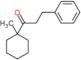 1-(1-methylcyclohexyl)-3-phenylpropan-1-one