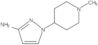 1-(1-Methyl-4-piperidinyl)-1H-pyrazol-3-amine