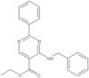 Ethyl 2-phenyl-4-[(phenylmethyl)amino]-5-pyrimidinecarboxylate