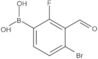 B-(4-Bromo-2-fluoro-3-formylphenyl)boronic acid