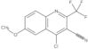 4-Chloro-6-methoxy-2-(trifluoromethyl)-3-quinolinecarbonitrile