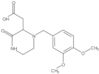 1-[(3,4-Dimethoxyphenyl)methyl]-3-oxo-2-piperazineacetic acid