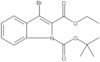 1-(1,1-Dimethylethyl) 2-ethyl 3-bromo-1H-indole-1,2-dicarboxylate