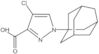 4-Chloro-1-tricyclo[3.3.1.13,7]dec-1-yl-1H-pyrazole-3-carboxylic acid