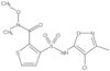 3-[[(4-Chloro-3-methyl-5-isoxazolyl)amino]sulfonyl]-N-methoxy-N-methyl-2-thiophenecarboxamide