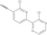 2-Chloro-6-(3-chloro-2-pyrazinyl)-3-pyridinecarbonitrile