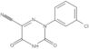 2-(3-Chlorophenyl)-2,3,4,5-tetrahydro-3,5-dioxo-1,2,4-triazine-6-carbonitrile