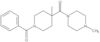 (1-Benzoyl-4-methyl-4-piperidinyl)(4-methyl-1-piperazinyl)methanone