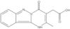 1,4-Dihydro-2-methyl-4-oxopyrimido[1,2-b]indazole-3-acetic acid