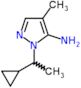 1-(1-Cyclopropylethyl)-4-methyl-1H-pyrazol-5-amine