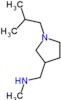 N-methyl-1-[1-(2-methylpropyl)pyrrolidin-3-yl]methanamine