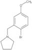 1-[(2-Bromo-5-methoxyphenyl)methyl]pyrrolidine