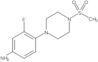 3-Fluoro-4-[4-(methylsulfonyl)-1-piperazinyl]benzenamine