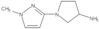 3-Pirrolidinamina, 1-(1-metil-1H-pirazol-3-il)-