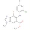 1H-Benzimidazole-6-carboxylic acid,5-[(4-bromo-2-chlorophenyl)amino]-4-fluoro-1-methyl-, methyl es…