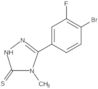 5-(4-Bromo-3-fluorophenyl)-2,4-dihydro-4-methyl-3H-1,2,4-triazole-3-thione