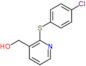 {2-[(4-chlorophenyl)sulfanyl]pyridin-3-yl}methanol