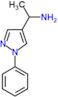 1-(1-phenylpyrazol-4-yl)ethanamine